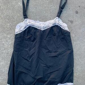 Black and whitecream lace